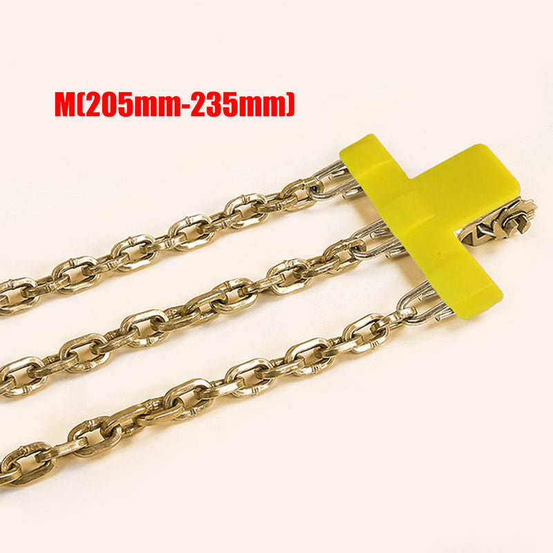 Steel Wheel Tire Snow Anti-skid Chains Car Truck SUV Emergency Winter Driving Car Snow Chain