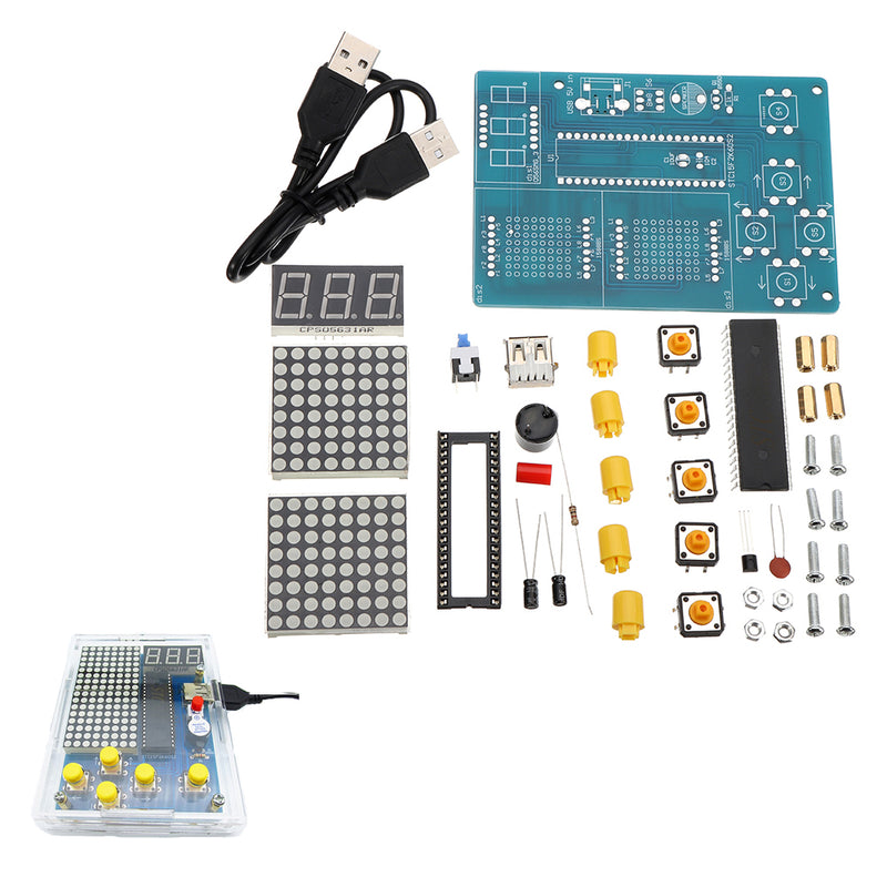 51  Chip Game Console Electronic Production DIY Kit Play Game Design Board Module