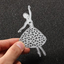 Dancing Girl DIY Cutting Scrapbook Card Photo Album Paper Embossing Craft Decoration