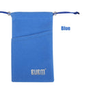 BUBM BM-DH006 Portable Drawstring Hard Carring Case Double Layers Travel Storage Bag