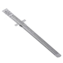 Machifit 6 Inch 0-150mm Stainless Steel Gauge Standard Rule Scale Depth Length Gauge Marking Measuring Tool with Detachable Clip