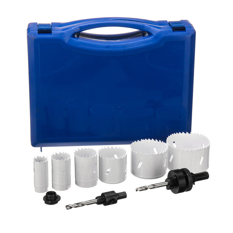 9pcs M42 Double Metal Hole Saw Cutter Hole Opener Three-way Pipe Hole Opener