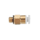 1M PTFE Tube + 0.2&0.3&0.4&0.5&0.6&0.8&1.0mm V6 Nozzle + PC4-M6 + PC4-M10 Pneumatic Quick Connector Kit for 3D Printer Part Common Use
