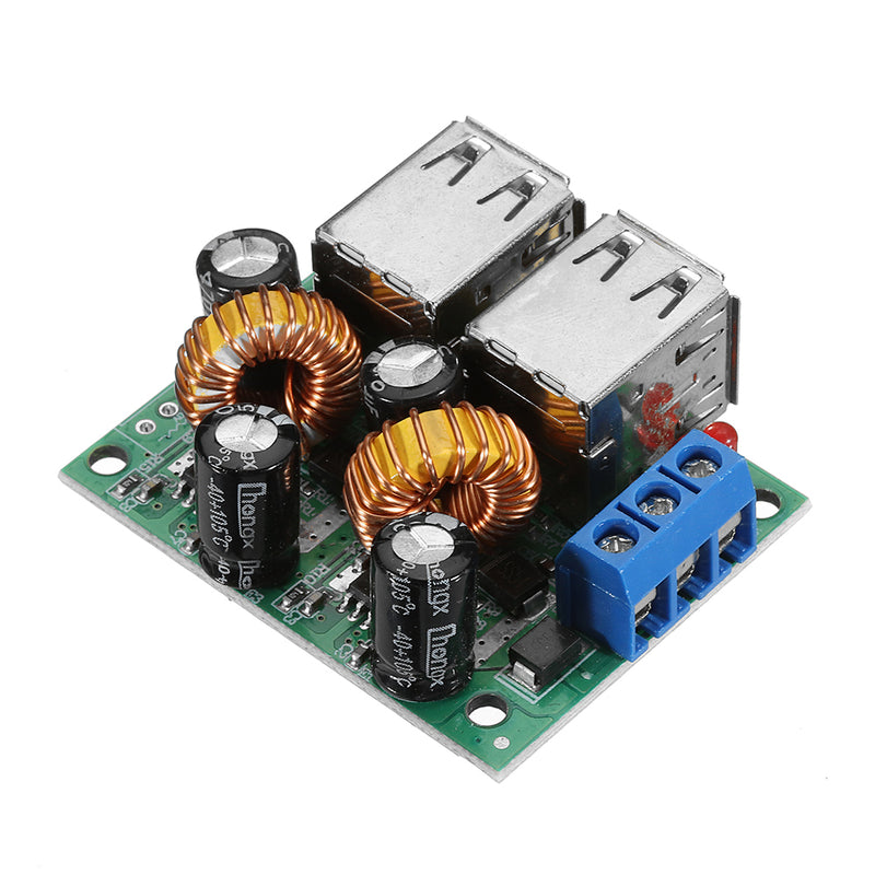 36/24/12/9V to 5V 3A Step Down Module 4USB Interface Car charging Solar Buck Power Supply