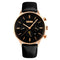 SKMEI 9117 Business Style Waterproof Men Wrist Watch Leather Strap Quartz Watches