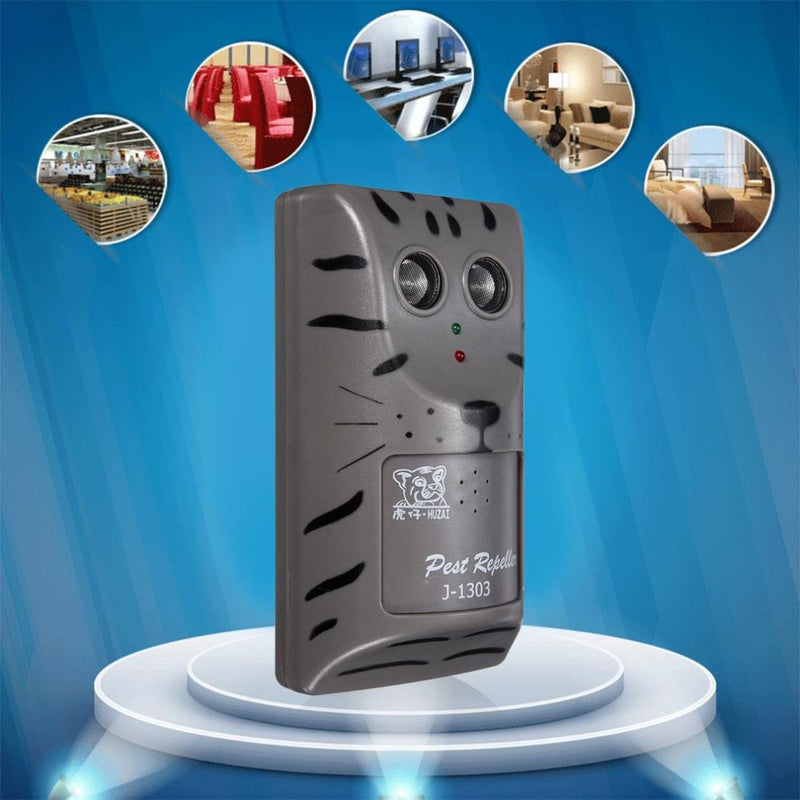 Double Head Electronic Ultrasonic Pest Control Repeller Mouse Insect Rodent Repeller Household High Power Animal Repeller