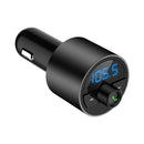 iMars BT56 Multifunction Wireless Car FM Transmitter Dual USB QC3.0 Quick Car Charger