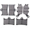 Front & Rear Sintered Brake Pads For Yamaha YZF R1 2004 2005 2006