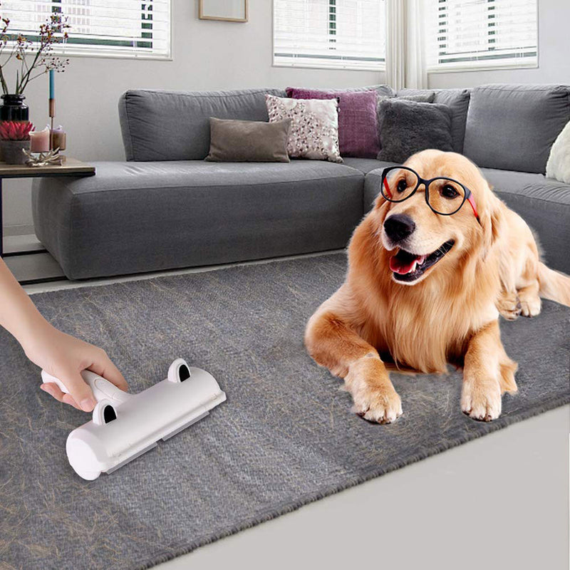 Pet Hair Remover Lint Roller Dog Cat Hair Cleaning Brush Removing  From Sofa Carpets Clothing Self-Cleaning Lint