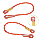 Outdoor Camping Hiking Safety Rope Rock Climbing Mountaineering Sling Loop Rope Life Rope-Orange 60/100/120/150/200cm