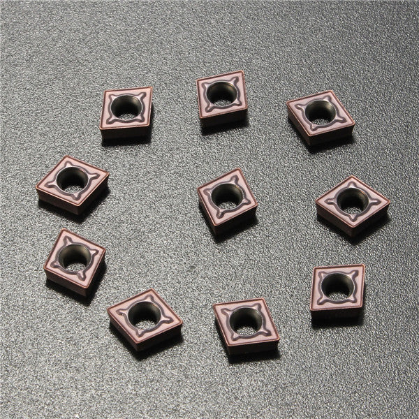 10pcs CCMT060204 LF6018 Carbide Inserts Carbide Cutter For Turning Tool Boring Bar