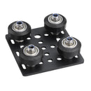 Machifit V-Slot Gantry Plate Five Roulette Special Slide Plate for 2020 Aluminum Profile CNC Router Machine