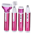 4 in 1 Beard Body Nose Nasal Ear Eyebrow Grooming Hair Trimmer Shaver Hair Removal Machine