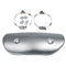 Exhaust Muffler Pipe Heat Shield Protector Cover Heel Guard Stainless Steel Universal