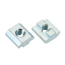 Machifit 20pcs M8 Zinc Plate Coated T Sliding Nut for 4040 Series Alumunium Profiles