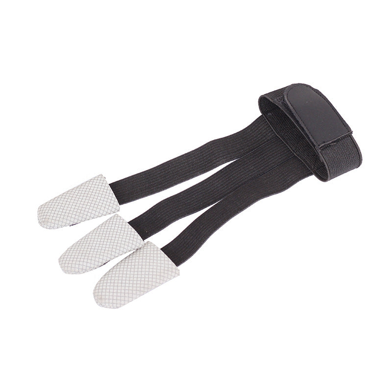 Outdoor Hunting Elastic Finger Gloves Three-Finger Guard Outdoor Hunting Gloves-Black/Grey