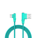 JOWAY LM28 1M USB Type-C 2A 90 Degree Fast Charging Data Cable for Samsung Xiaomi Huawei