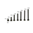 50Pcs RJX M2.5 Class Alloy Steel Black Socket Head Caps Screw