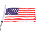 Universal Motorcycle American USA Flag pole Luggage Rack Mount For Harley