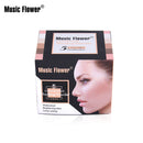 Music Flower 5 in 1 Concealing Shading Powder 24 Hours Long-lasting Mineral Magic with Mirror & Puff Women Make up