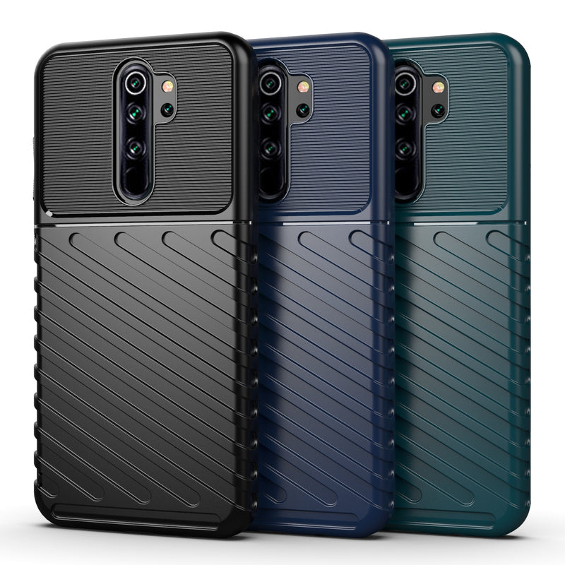 Bakeey Armor Military Protect Rugged Shockproof Anti-Fingerprint Soft TPU Protective Case for Xiaomi Redmi Note 8 PRO