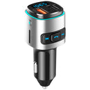 Bakeey 18W QC3.0 Dual USB LED Display Indicator Lamp Fast Charging USB Car Charger FM Transmitter For iPhone 11 Max Pro XS Huawei P30 Pro Mate 30 Xiaomi 9 Pro S10+