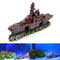 Aquarium Destroyer Navy War Boat Ship Wreck Fish Tank Cave Decorations Ornament