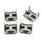 10pcs Micro USB Type B 5 Pin Female Socket 4 Vertical Legs For Solder Connector
