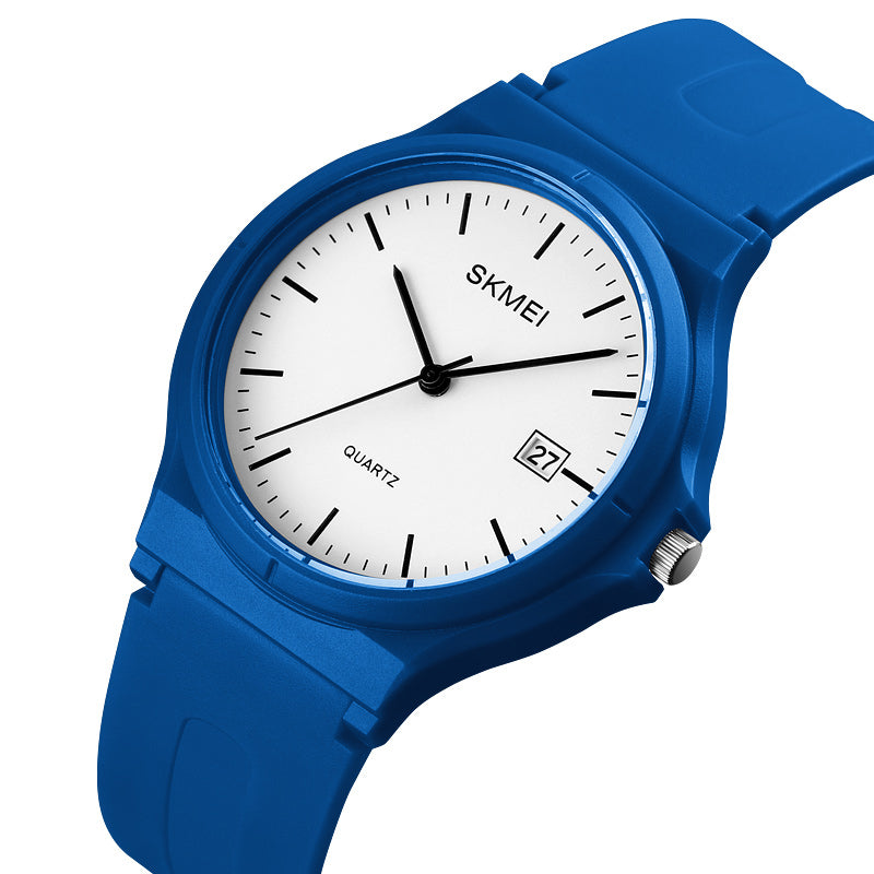 SKMEI 1449 Simple Black Pointer Fashion Colorful Men Women Quartz Watch