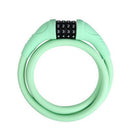 SAHOO Bicycle Lock Silicone Cable Lock Ring Type Anti theft Wear Resistant Locking Password Lock