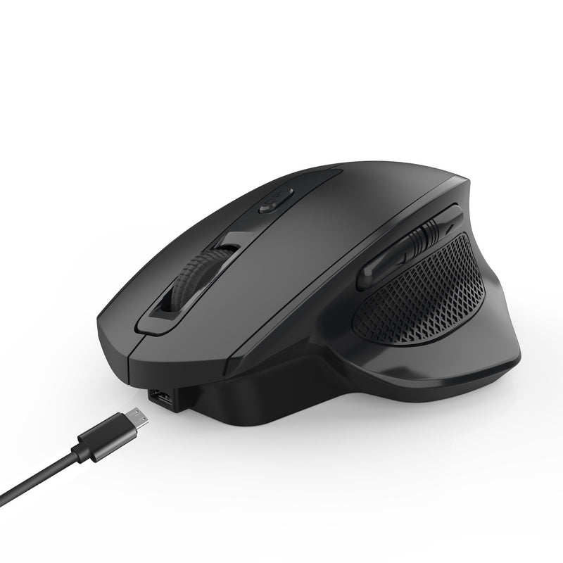 HSXJ T28 2.4GHz Wireless Rechargeable Vertical Gaming Mouse Ergonomic 2400DPI Adjustable Mice