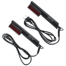Electric LCD Hair Straightener Comb 160-210C 6 Temperature Men Beard Brush Ceramic Heated Straightening Comb