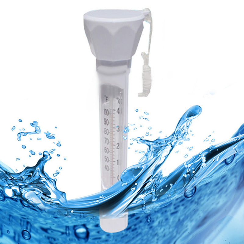 White Floating Water Swimming Pool Bath Spa Hot Tub Temperature Thermometer /