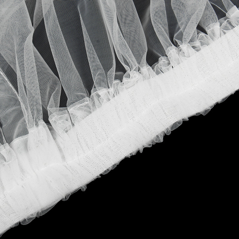 Toilet Buddy Petticoat for Bridal Wedding Dress Gather Skirts Underskirt 65-105cm