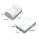 2 In1 Wireless PIR Motion Sensor Detector Alarm Entry Door Bell Infrared Alert System Security Alarm System