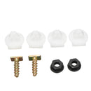 Plastic Metal Front Wheel Arch Trim Car Fastener Clip Screw Nut Set For Vauxhall Corsa C