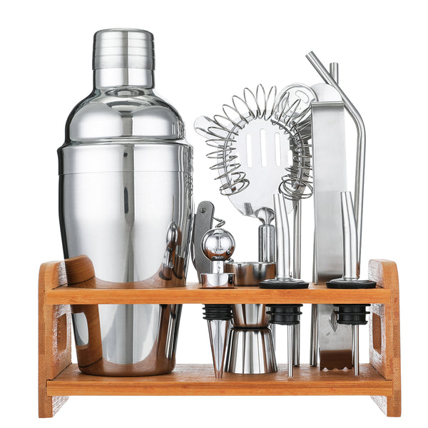 Cocktail  Shaker Bartender Bar Set Stainless Steel Beverage Mixer Bar Bartender Kit Bar Tool