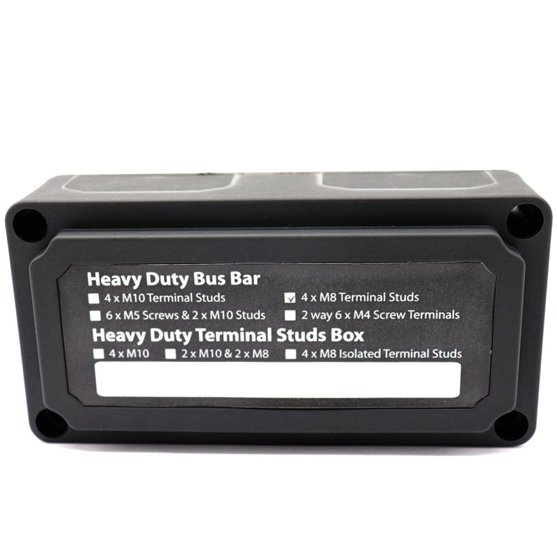 Bus Bar Power Negative Distribution Box Terminal Block 12/24V 300 Amp Heavy Duty