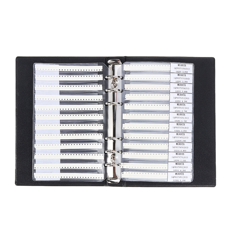 1900pcs 38 Values 50 Each 0201 muRata SMD Chip Inductors Assorted Kit 0.6nH~100nH Sample Book
