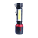Skywolfeye E81 COB+XPE 4 Modes 300Lumens Zoomable Mini Portable LED Flashlight 14500/AA Battery Work Light