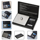 200g x 0.01g Mini Precision Digital Scale Kitchen Food Reloading Powder Grain Jewelry Carat Black