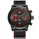 CURREN 8281 Working Little Dials Chronograph Quartz Watch Waterproof Sport Men Watch