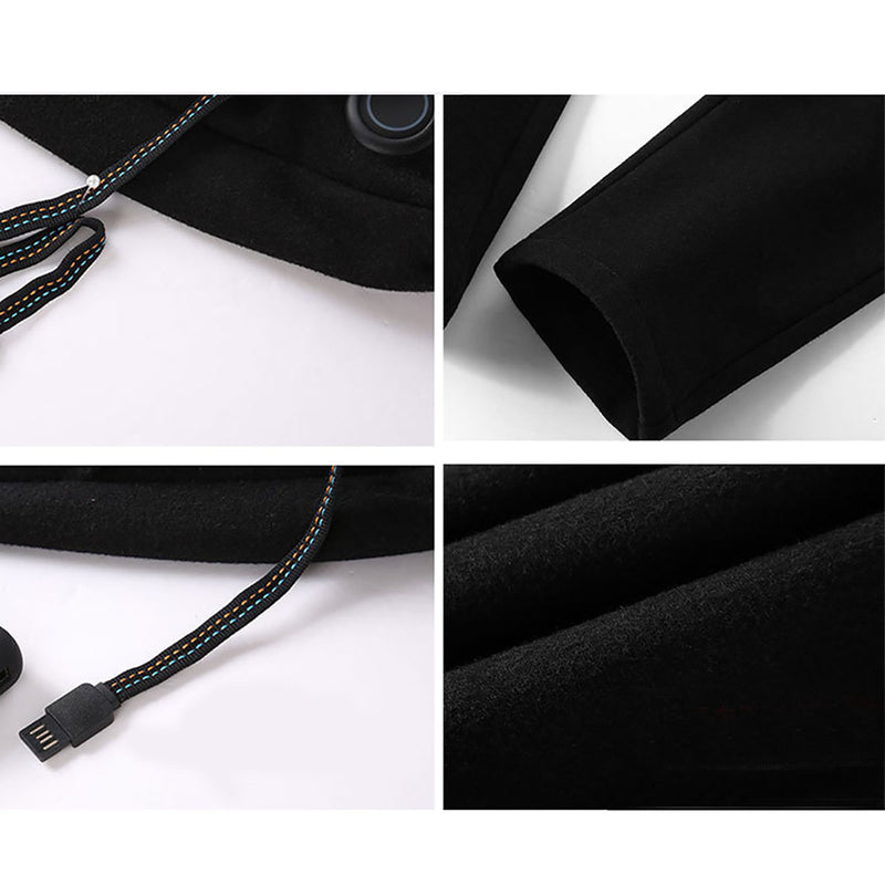 Electric Heated Warm Pants Men Women Heating Base Layer Elastic Trousers USB