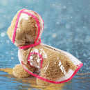 Pet Dog Puppy Hooded Rain Coat Waterproof Jacket Rainwear Hood Reflective Cloth Raincoat
