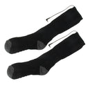 USB Rechargeable 40-55 Electric Heated Socks Outdoor Camping Traveling Winter Warm Socks Feet Warmer