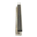 2Pcs 2.54mm 3x40P Male Pins Three Row Right Angle Pin Header