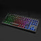 Rii RK104 87 Keys Wired RGB Backlight Gaming Keyboard for Windows PC Laptop Desktop