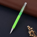 X079 1 Piece Metal 1.0mm Diamond Ballpoint Pen Crystal Color Quick Sand Smooth Writing Pens for Office School Supplies Stationery