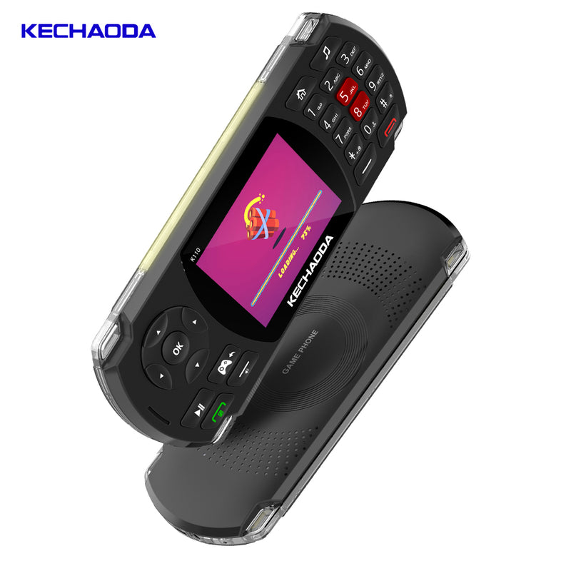 KECHAODA K110 Game Phone 2.8 inch 2600mAh 100 Classic Game Torch Big Sound Speaker With Vibration Dual SIM Card Dual Standby Feature Phone