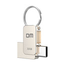 DM 16GB 32GB 64GB Metal Mini Type-c OTG USB 3.0 Flash Drive for Xiaomi Mobile Phone Tablet